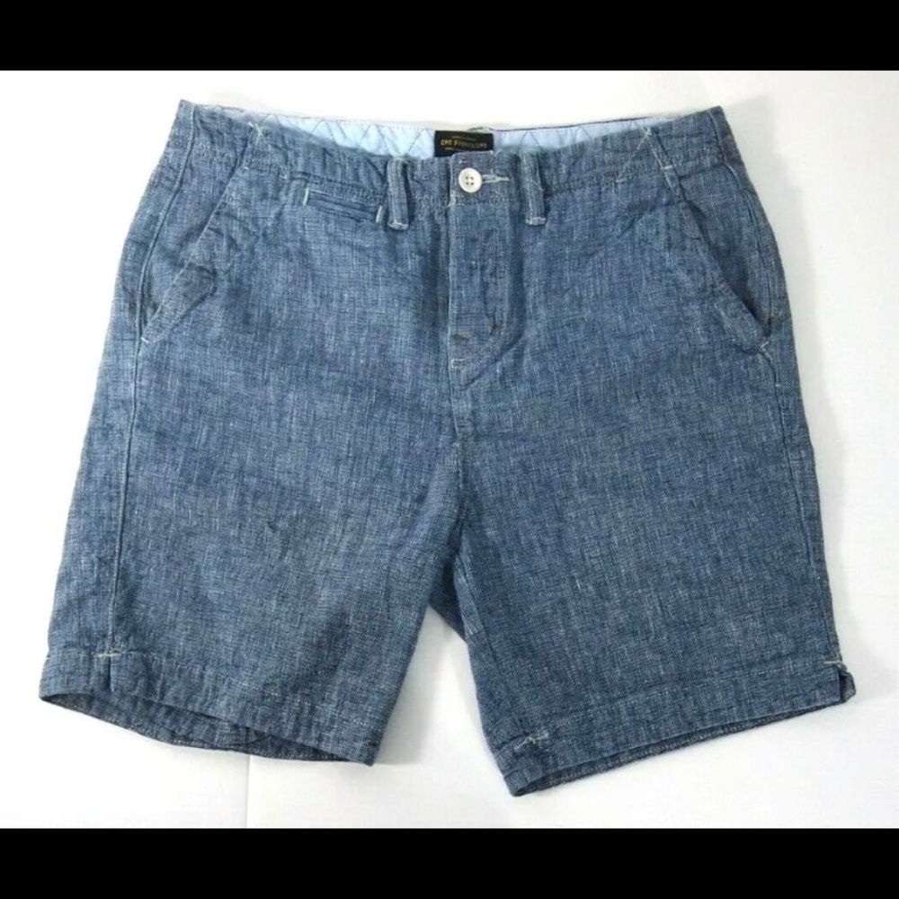 CPO Provisions Men’s shorts Blue 30W 7in inseam